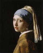 Jan Vermeer flicka med parlorbange oil